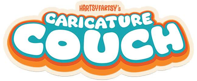 Hartsyfartsy's Caricature Couch Logo
