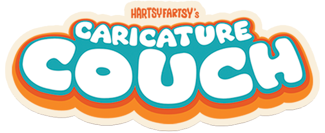 Hartsyfartsy's Caricature Couch Logo