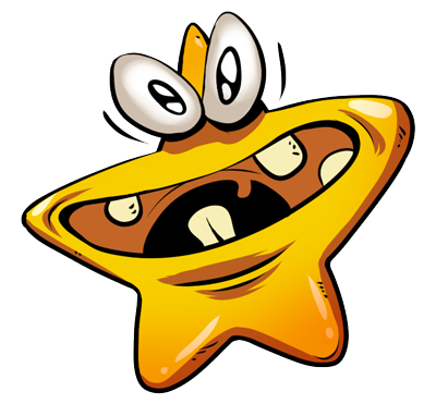 A happy star