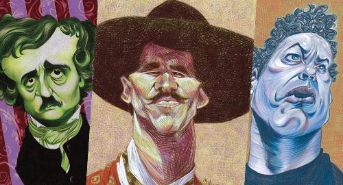 3 original caricature samples